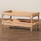 Bali & Pari Lombok Modern Bohemian Natural Rattan Coffee Table 243-13615-ZORO - alternate 8